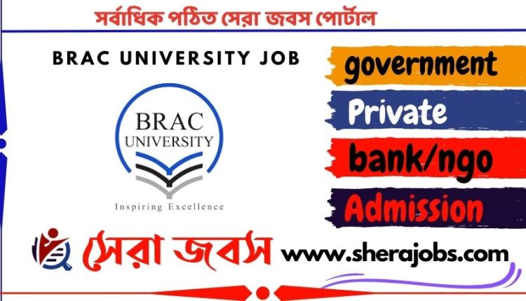 BRAC University Job Circular 2023
