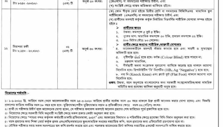 পায়রা বন্দর কর্তৃপক্ষ নিয়োগ বিজ্ঞপ্তি ২০২৩